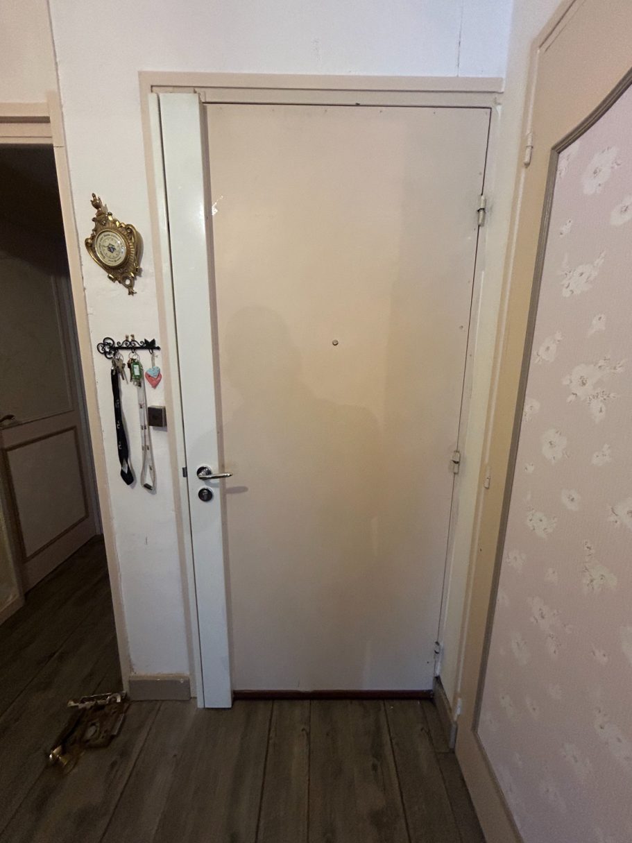 Serrure carénée avant / après