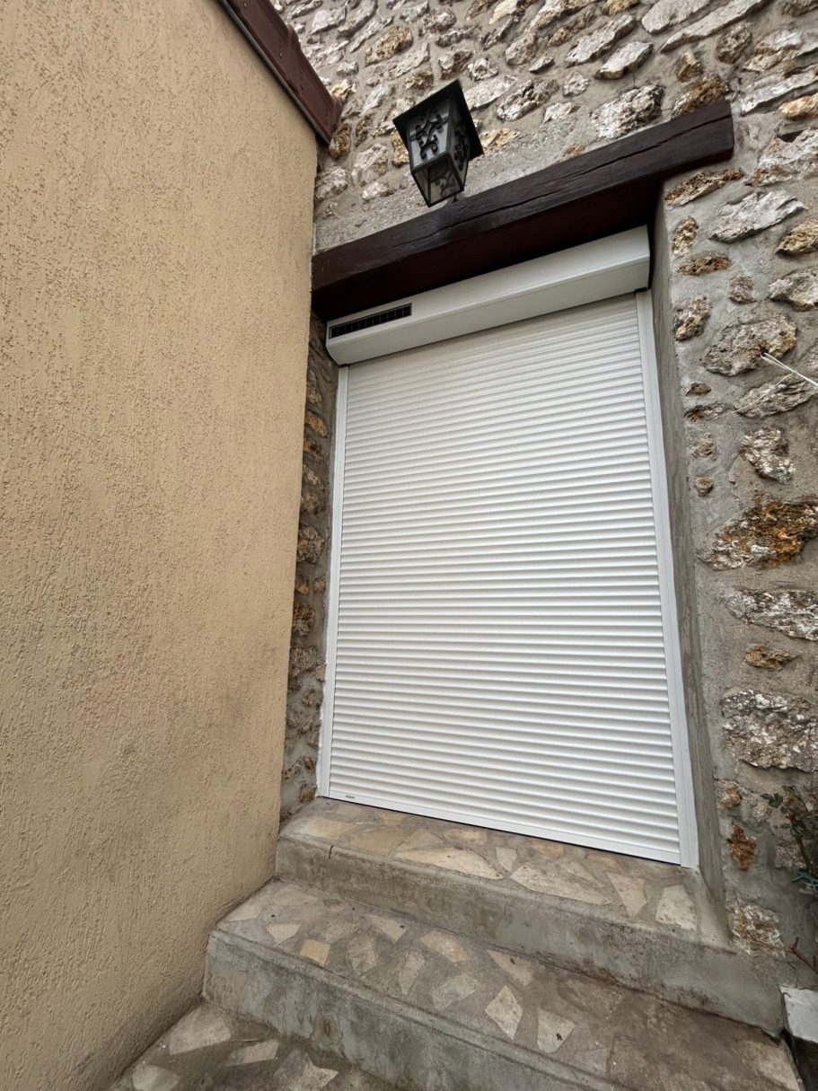 Volet roulant avant / après