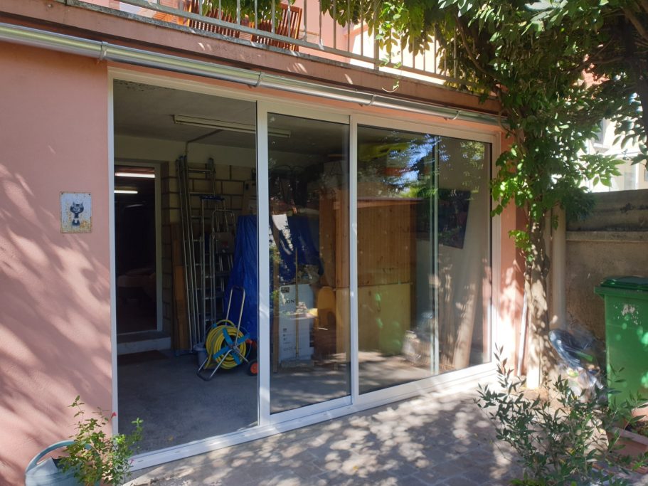 Remplacement double-vitrage sur baie vitrée